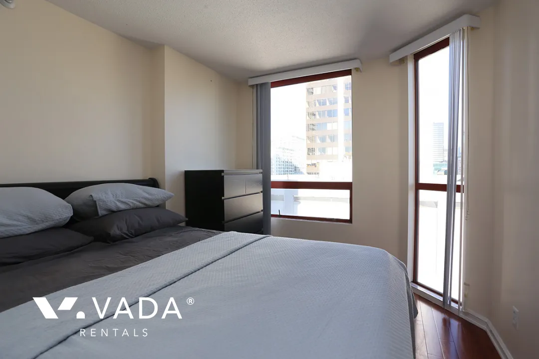 Imperial Tower in Downtown - Furnished 2 Bedroom Apartment For Rent in Vancouver at 1206 - 811 Helmcken Street, Vancouver, BC