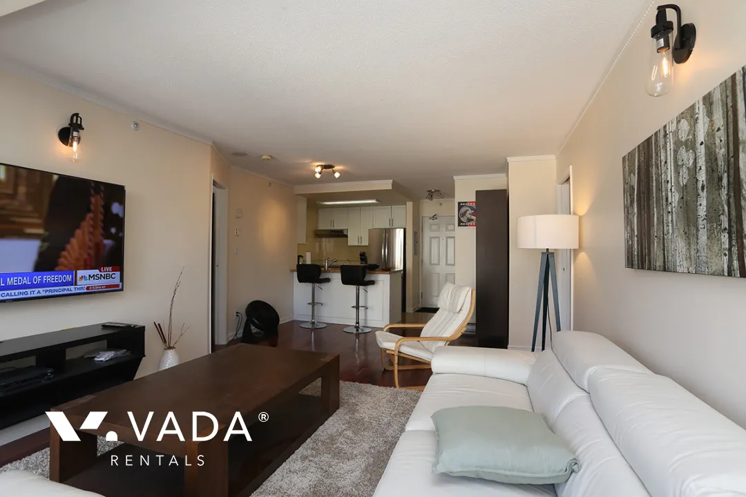 Imperial Tower in Downtown - Furnished 2 Bedroom Apartment For Rent in Vancouver at 1206 - 811 Helmcken Street, Vancouver, BC