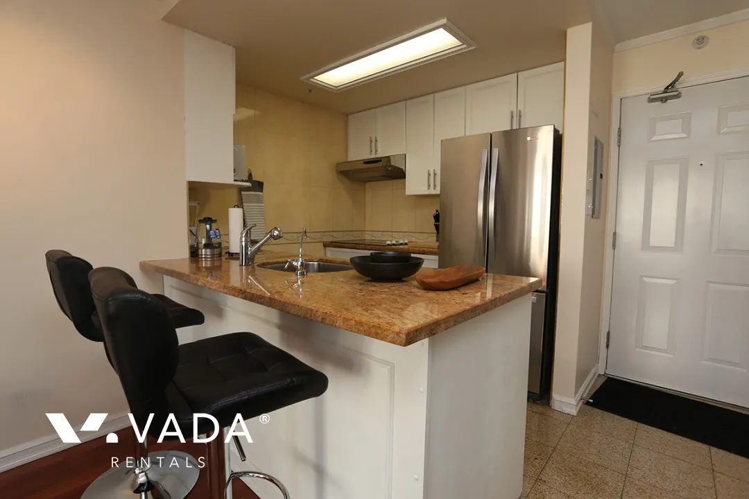 Imperial Tower in Downtown - Furnished 2 Bedroom Apartment For Rent in Vancouver at 1206 - 811 Helmcken Street, Vancouver, BC