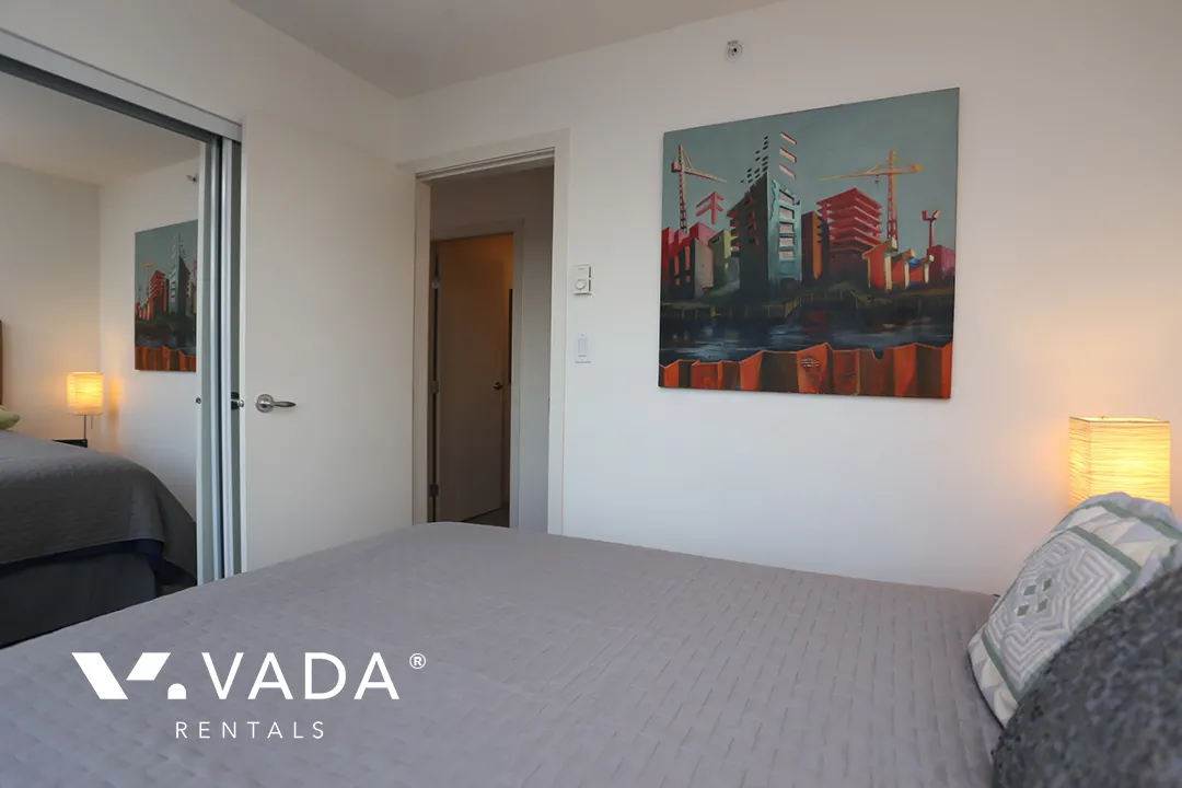 Brava in Downtown - Furnished 1 Bedroom Apartment For Rent in Vancouver at 1801 - 1199 Seymour Street, Vancouver, BC