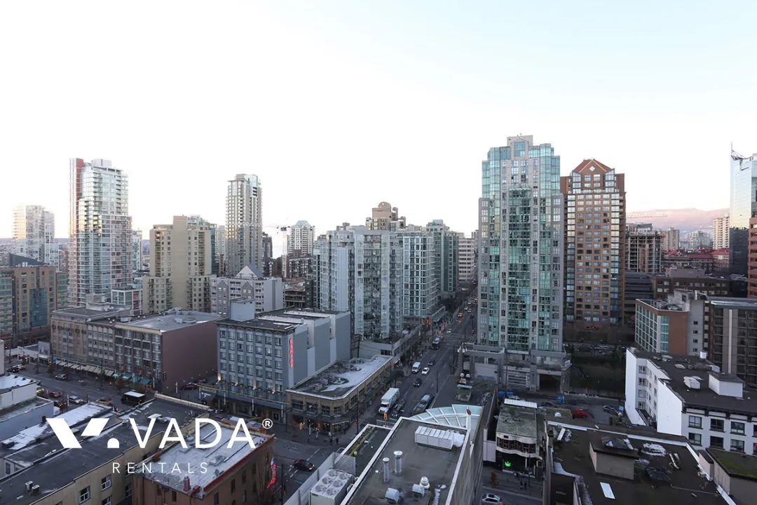 Brava in Downtown - Furnished 1 Bedroom Apartment For Rent in Vancouver at 1801 - 1199 Seymour Street, Vancouver, BC