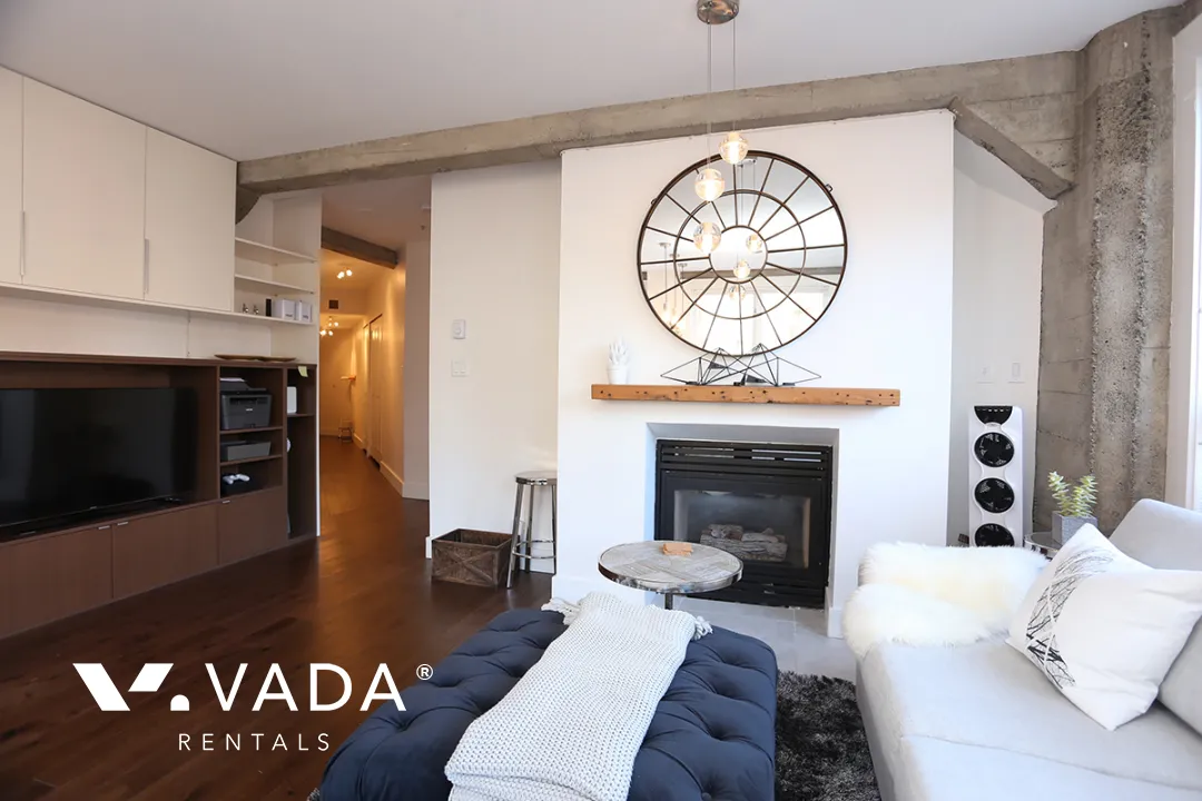 Murchies Building in Yaletown - Furnished 1 Bedroom Apartment For Rent in Vancouver at 209 - 1216 Homer Street, Vancouver, BC