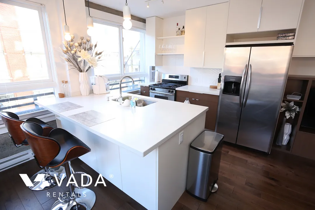 Murchies Building in Yaletown - Furnished 1 Bedroom Apartment For Rent in Vancouver at 209 - 1216 Homer Street, Vancouver, BC