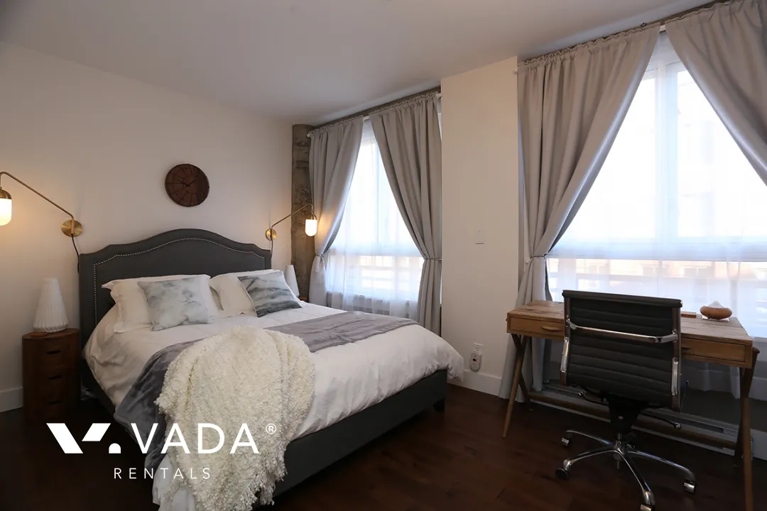 Murchies Building in Yaletown - Furnished 1 Bedroom Apartment For Rent in Vancouver at 209 - 1216 Homer Street, Vancouver, BC