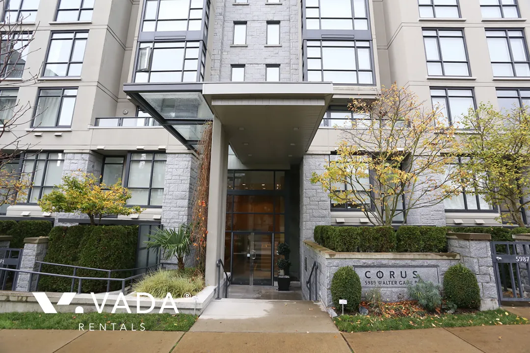 Corus in UBC - 2 Bedroom Apartment For Rent in Vancouver at 803 - 5989 Walter Gage Road, Vancouver, BC