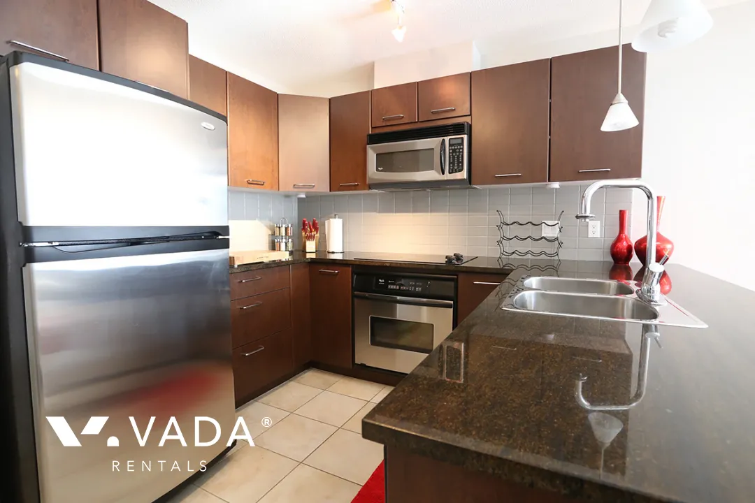 Brava in Downtown - Furnished 2 Bedroom Apartment For Rent in Vancouver at 907 - 1199 Seymour Street, Vancouver, BC