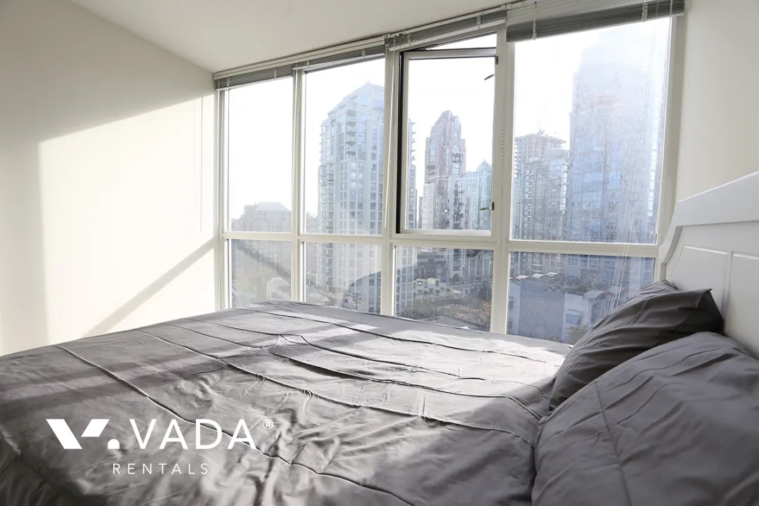 Brava in Downtown - Furnished 2 Bedroom Apartment For Rent in Vancouver at 907 - 1199 Seymour Street, Vancouver, BC