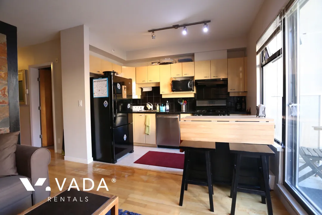 Solo in Kitsilano - Furnished 1 Bedroom Apartment For Rent in Vancouver at 203 - 2228 Marstrand Avenue, Vancouver, BC
