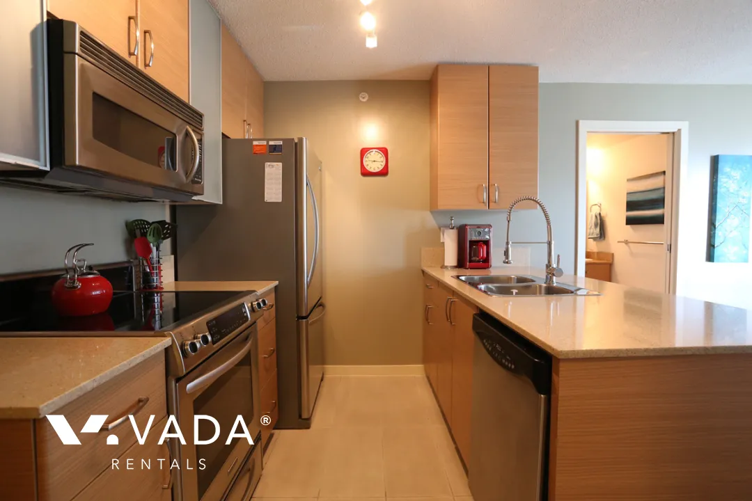 Yaletown Park in Yaletown - Furnished 1 Bedroom Apartment For Rent in Vancouver at 1303 - 977 Mainland Street, Vancouver, BC