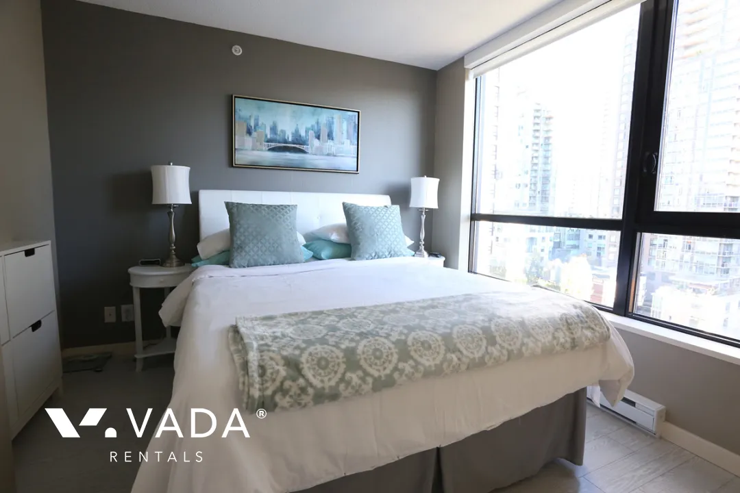 Yaletown Park in Yaletown - Furnished 1 Bedroom Apartment For Rent in Vancouver at 1303 - 977 Mainland Street, Vancouver, BC