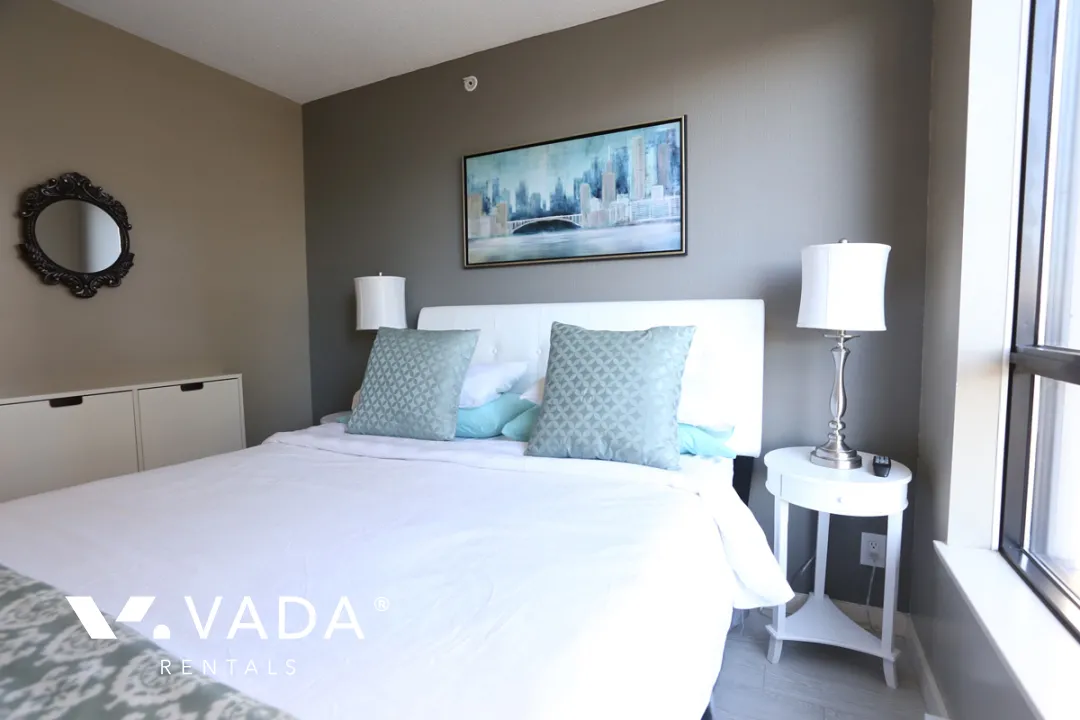 Yaletown Park in Yaletown - Furnished 1 Bedroom Apartment For Rent in Vancouver at 1303 - 977 Mainland Street, Vancouver, BC