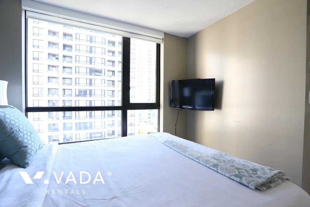 Yaletown Park in Yaletown - Furnished 1 Bedroom Apartment For Rent in Vancouver at 1303 - 977 Mainland Street, Vancouver, BC