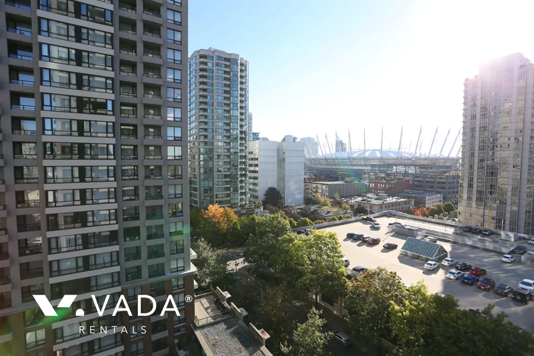 Yaletown Park in Yaletown - Furnished 1 Bedroom Apartment For Rent in Vancouver at 1303 - 977 Mainland Street, Vancouver, BC