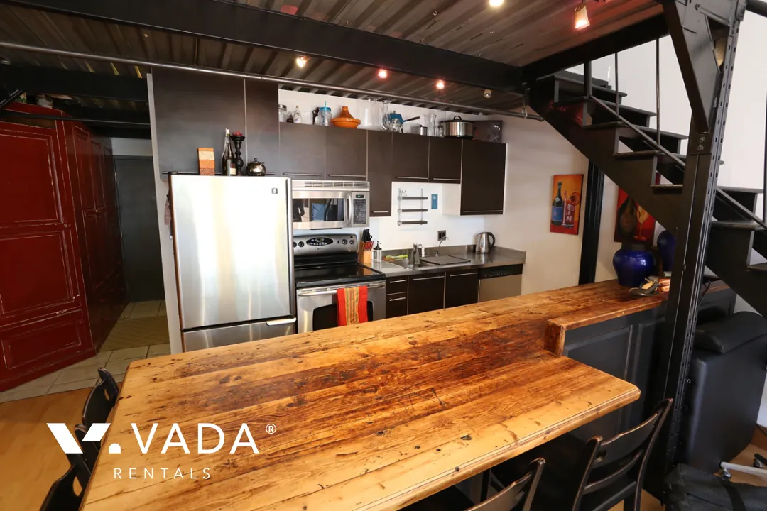 Artech in Mount Pleasant East - Furnished 1 Bedroom Loft For Rent in Vancouver at 321 - 336 East 1st Avenue, Vancouver, BC
