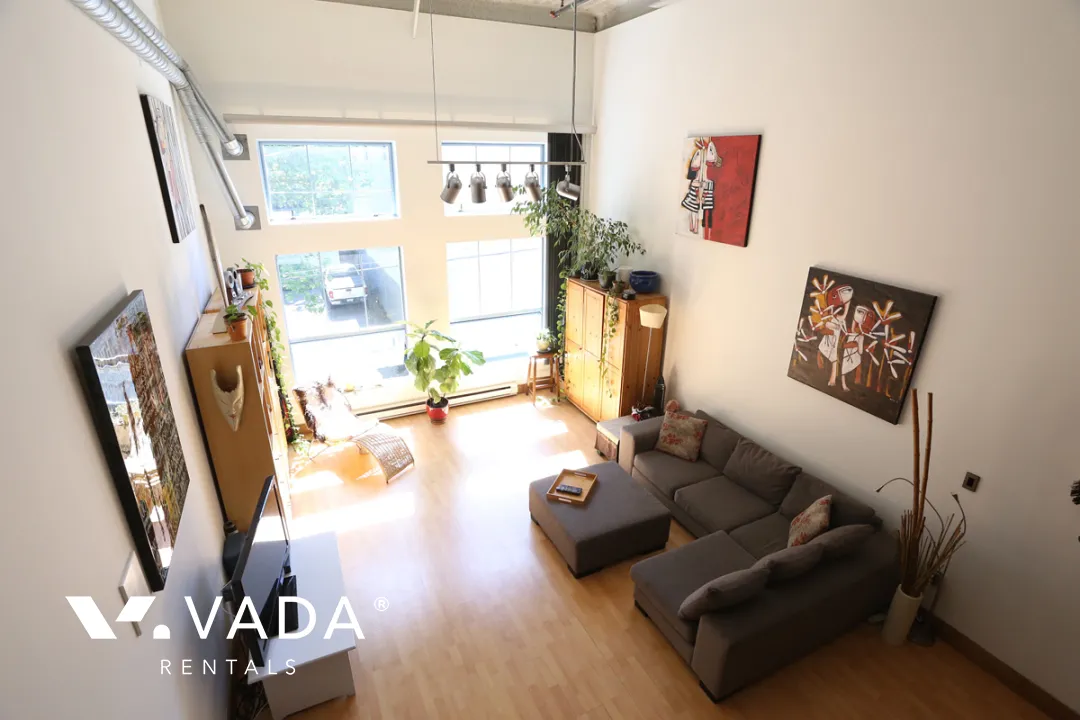 Artech in Mount Pleasant East - Furnished 1 Bedroom Loft For Rent in Vancouver at 321 - 336 East 1st Avenue, Vancouver, BC