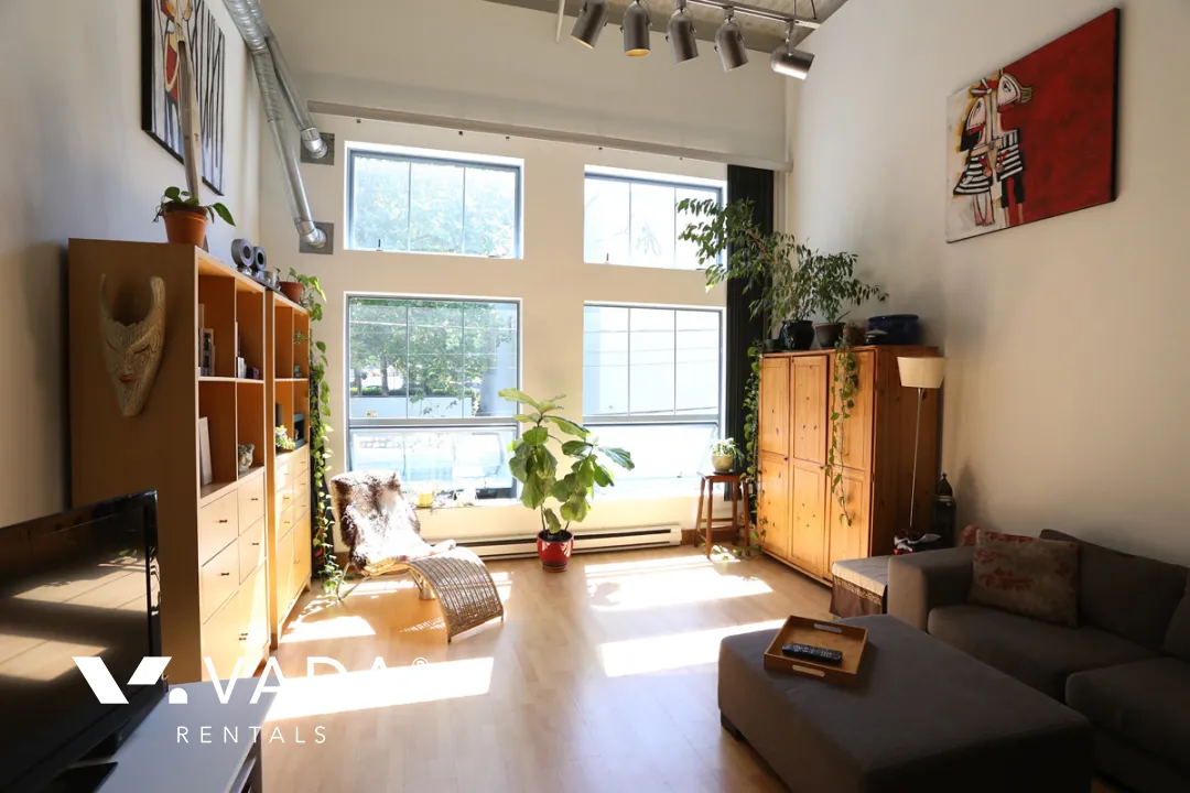 Artech in Mount Pleasant East - Furnished 1 Bedroom Loft For Rent in Vancouver at 321 - 336 East 1st Avenue, Vancouver, BC