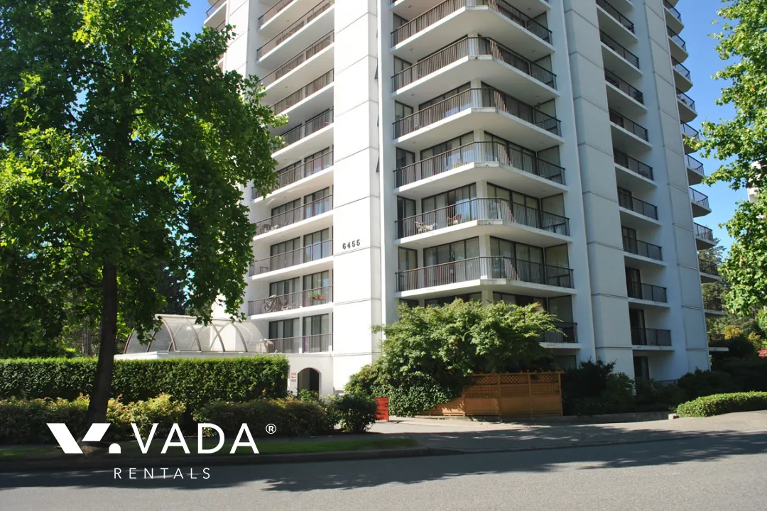 Parkside Manor in Metrotown - 1 Bedroom Apartment For Rent in Burnaby at 1403 - 6455 Willingdon Avenue, Burnaby, BC
