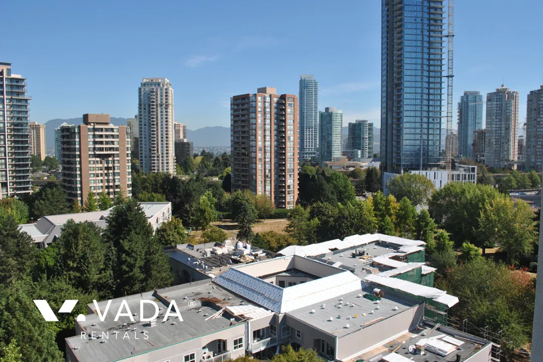 Parkside Manor in Metrotown - 1 Bedroom Apartment For Rent in Burnaby at 1403 - 6455 Willingdon Avenue, Burnaby, BC