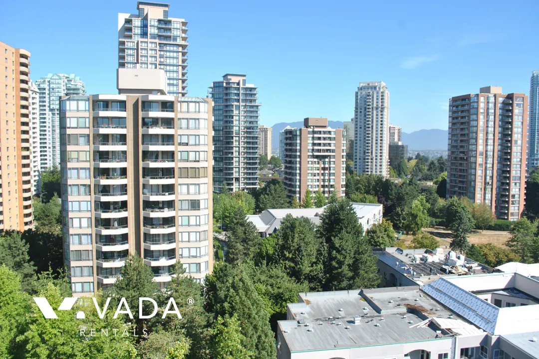 Parkside Manor in Metrotown - 1 Bedroom Apartment For Rent in Burnaby at 1403 - 6455 Willingdon Avenue, Burnaby, BC