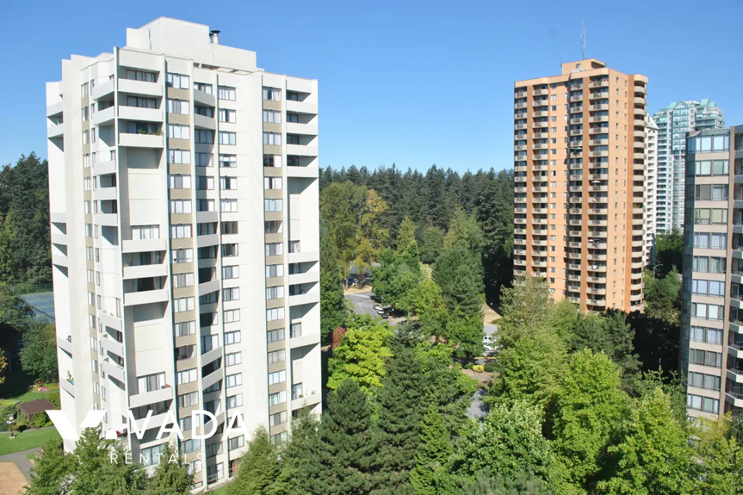 Parkside Manor in Metrotown - 1 Bedroom Apartment For Rent in Burnaby at 1403 - 6455 Willingdon Avenue, Burnaby, BC
