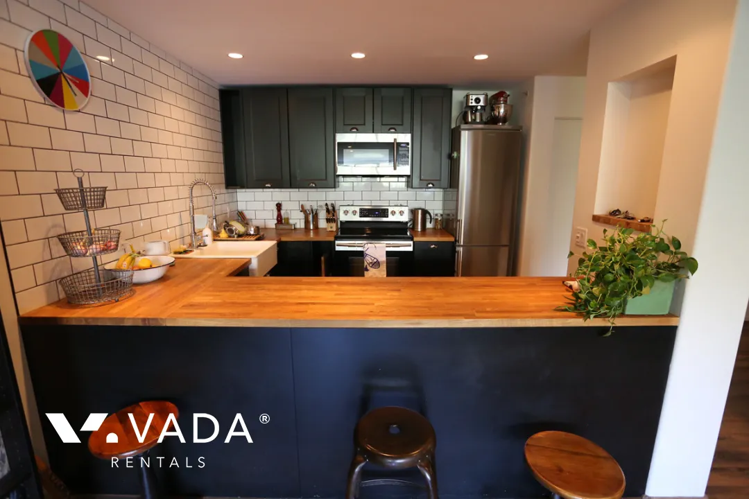 Cartier Place in Mount Pleasant East - Furnished 1 Bedroom Apartment For Rent in Vancouver at 107 - 3131 Main Street, Vancouver, BC