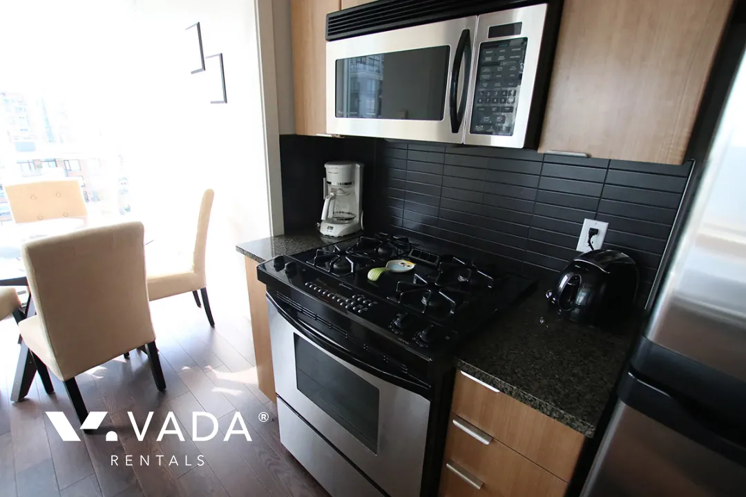The Gallery in Yaletown - Furnished 2 Bedroom Apartment For Rent in Vancouver at 2107 - 1010 Richards Street, Vancouver, BC