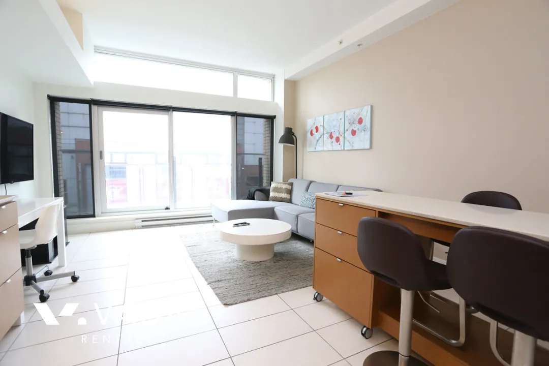 33 West Pender in Gastown - Furnished 1 Bedroom Apartment For Rent in Vancouver at 409 - 33 West Pender Street, Vancouver, BC