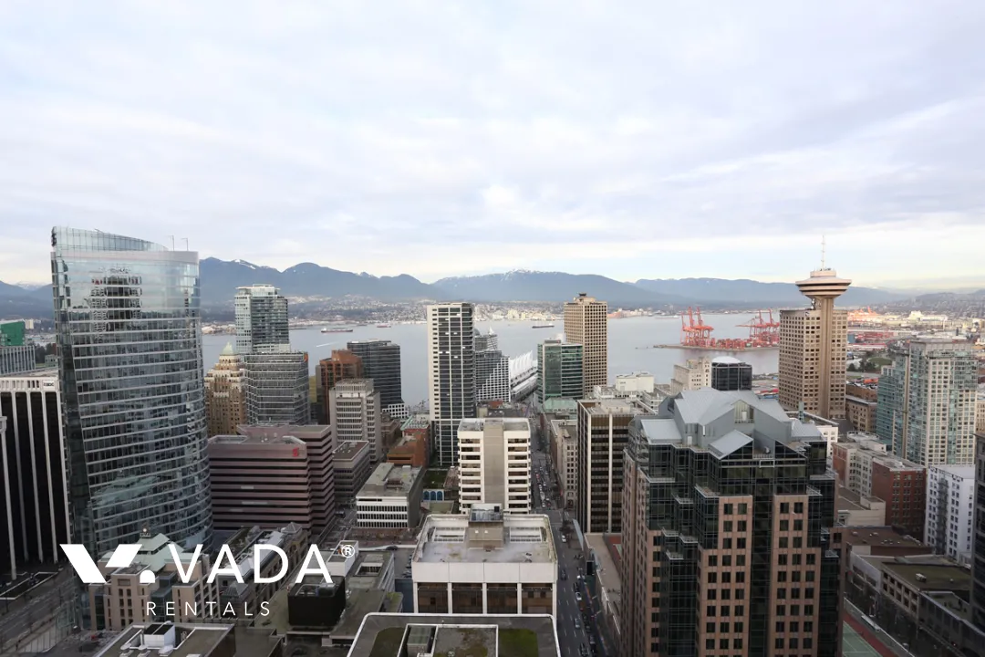 Private Residences at Hotel Georgia in Downtown - Furnished 1 Bedroom Apartment For Rent in Vancouver at 3503 - 667 Howe Street, Vancouver, BC