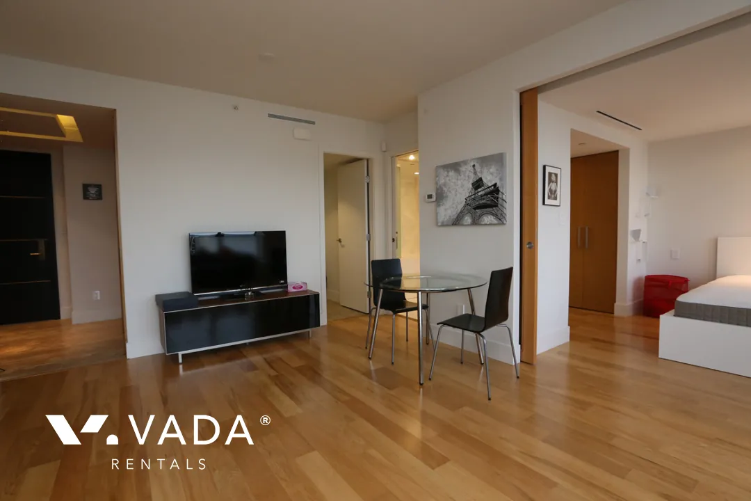 Private Residences at Hotel Georgia in Downtown - Furnished 1 Bedroom Apartment For Rent in Vancouver at 3503 - 667 Howe Street, Vancouver, BC