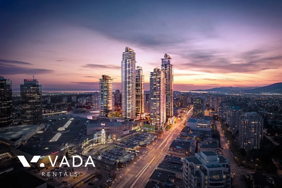Station Square in Metrotown - 1 Bedroom Apartment For Rent in Burnaby at 3305 - 4688 Kingsway, Burnaby, BC
