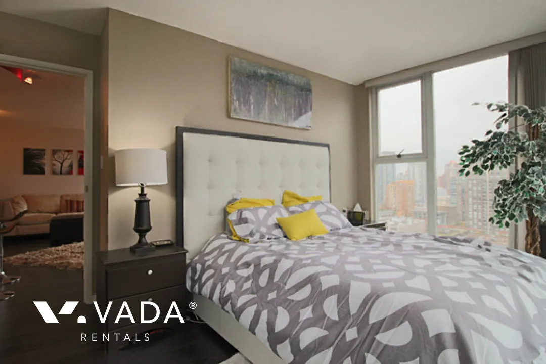 Waterworks in Yaletown - Furnished 1 Bedroom Apartment For Rent in Vancouver at 2501 - 1008 Cambie Street, Vancouver, BC