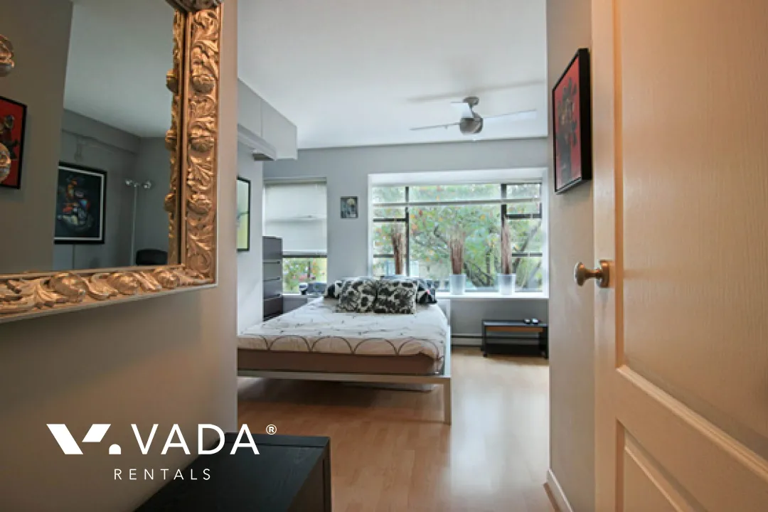 Kits Palisades in Kitsilano - Furnished 2 Bedroom Townhouse For Rent in Vancouver at 103 - 2119 Yew Street, Vancouver, BC
