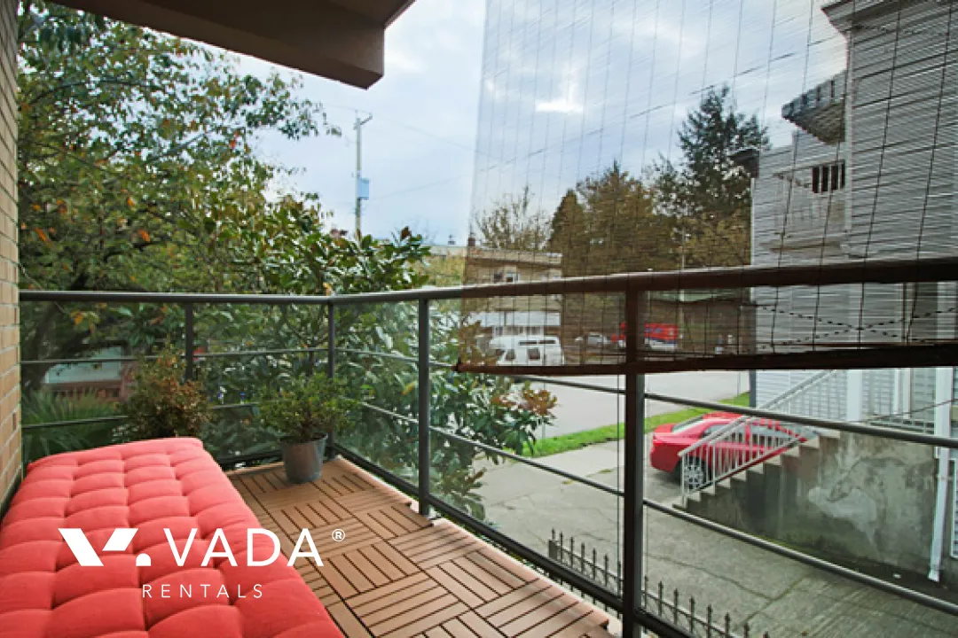 Kits Palisades in Kitsilano - Furnished 2 Bedroom Townhouse For Rent in Vancouver at 103 - 2119 Yew Street, Vancouver, BC