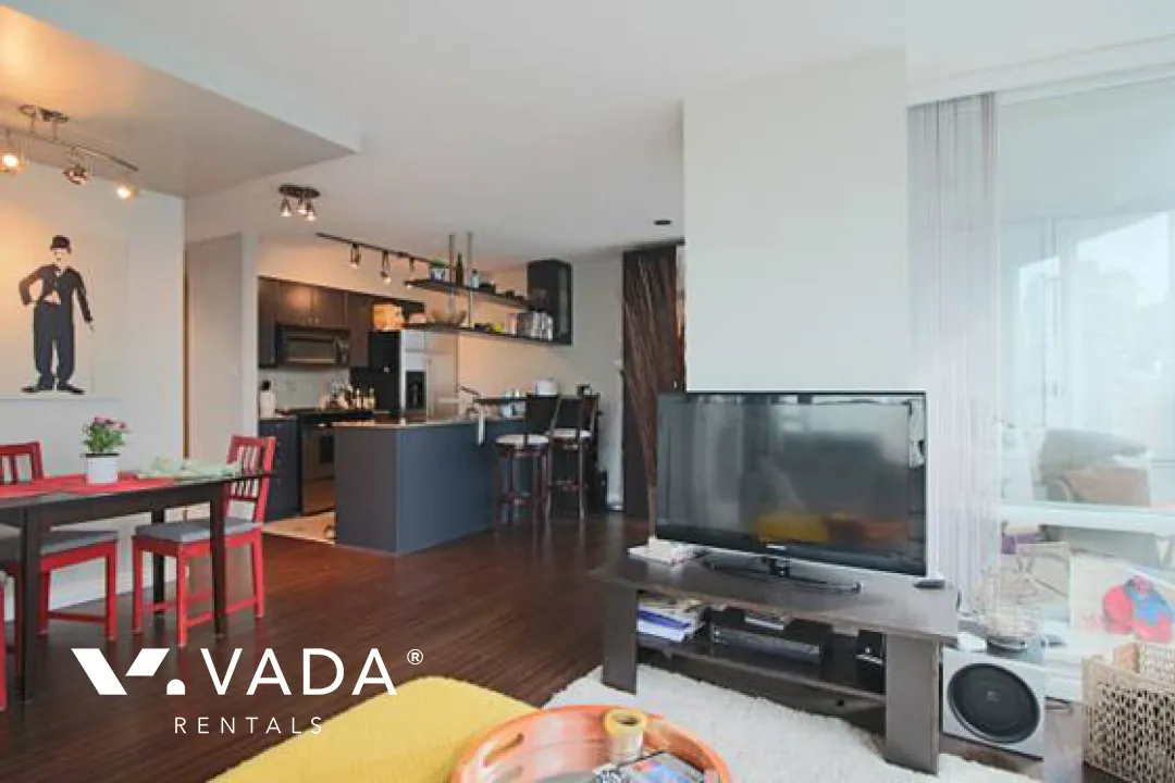Azura in Yaletown - Furnished 1 Bedroom Apartment For Rent in Vancouver at 1506 - 1438 Richards Street, Vancouver, BC
