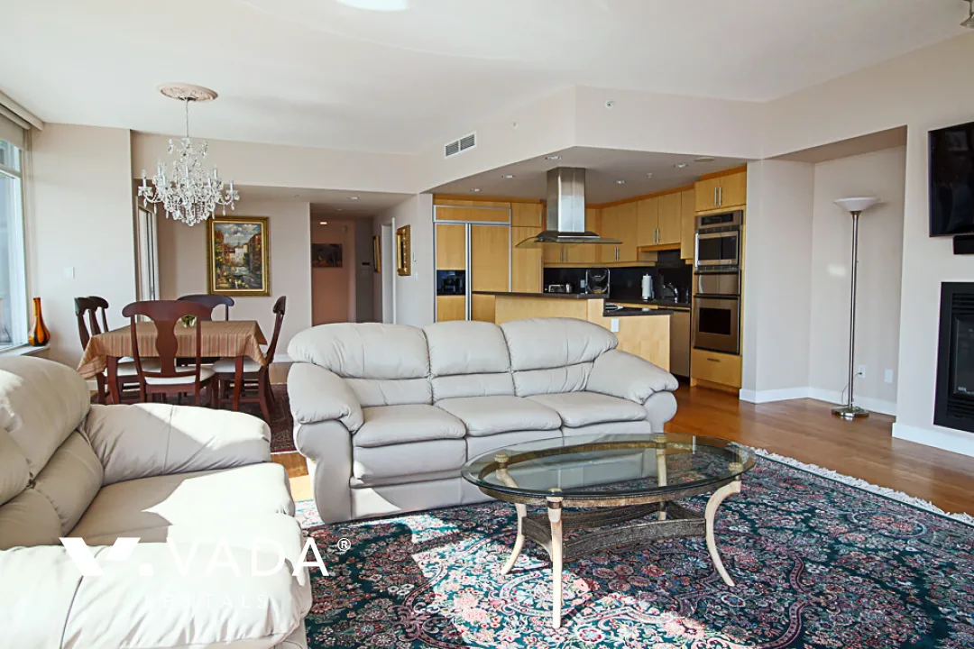 Carina in Coal Harbour - Furnished 2 Bedroom Apartment For Rent in Vancouver at 2202 - 1233 West Cordova Street, Vancouver, BC