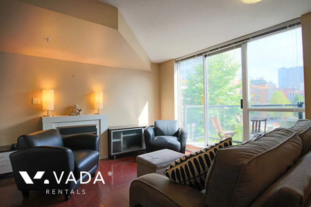 Brava in Downtown - Furnished Studio For Rent in Vancouver at 303 - 1155 Seymour Street, Vancouver, BC