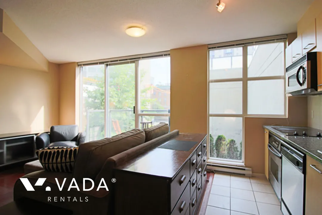 Brava in Downtown - Furnished Studio For Rent in Vancouver at 303 - 1155 Seymour Street, Vancouver, BC