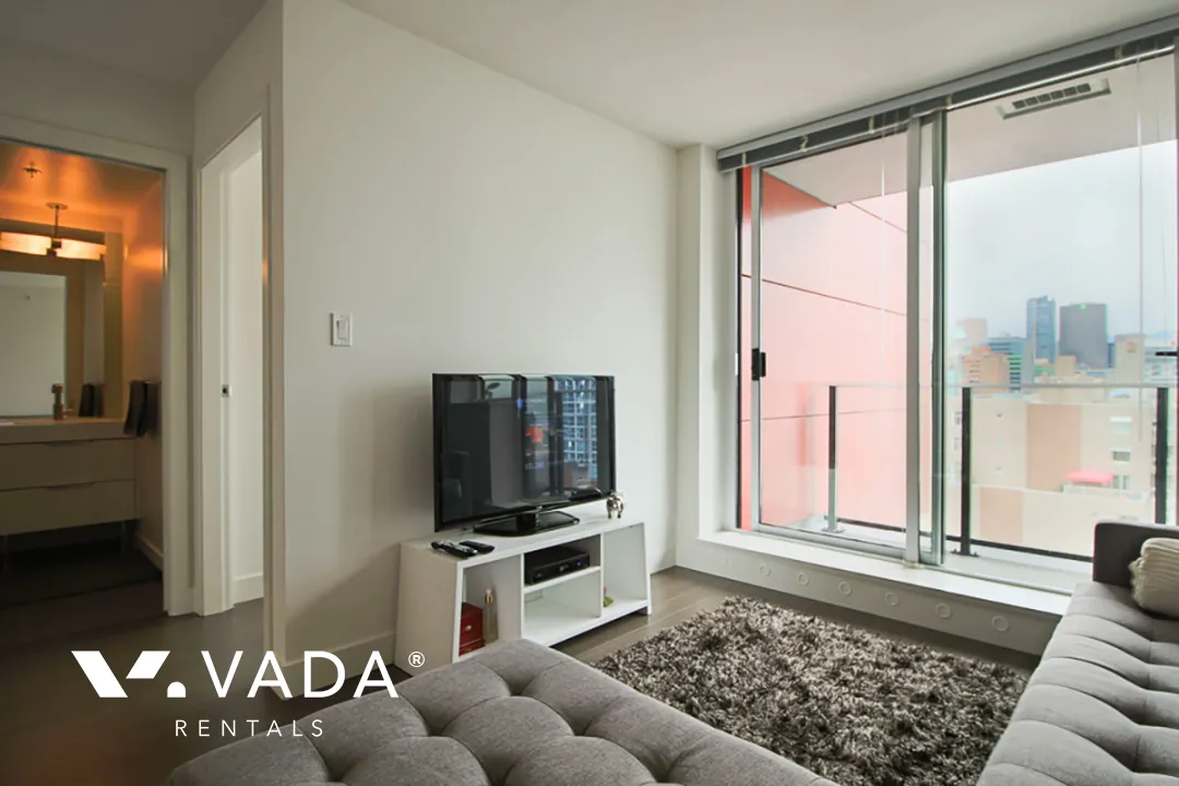 The Rolston in Downtown - Furnished 1 Bedroom Apartment For Rent in Vancouver at 1105 - 1325 Rolston Street, Vancouver, BC