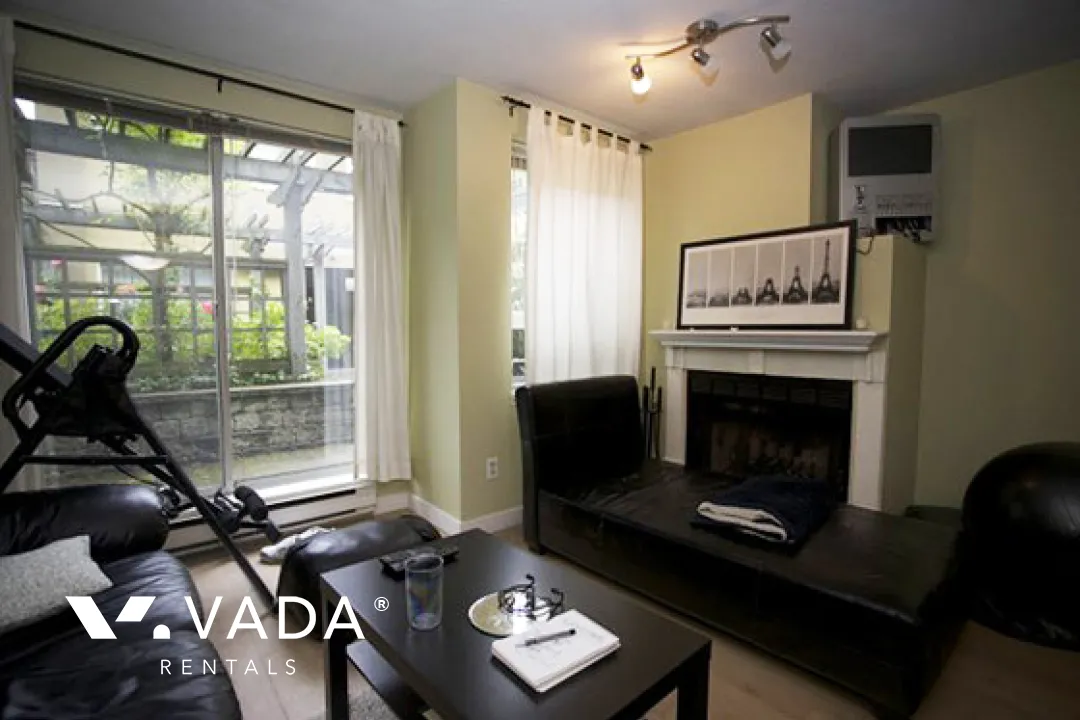 Dover Pointe in Fairview - 1 Bedroom Townhouse For Rent in Vancouver at 9 - 795 West 8th Avenue, Vancouver, BC