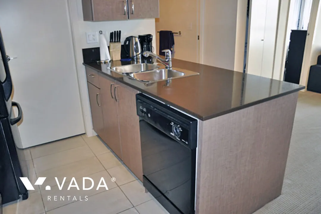 Yaletown Park in Yaletown - Furnished 1 Bedroom Apartment For Rent in Vancouver at 1801 - 977 Mainland Street, Vancouver, BC