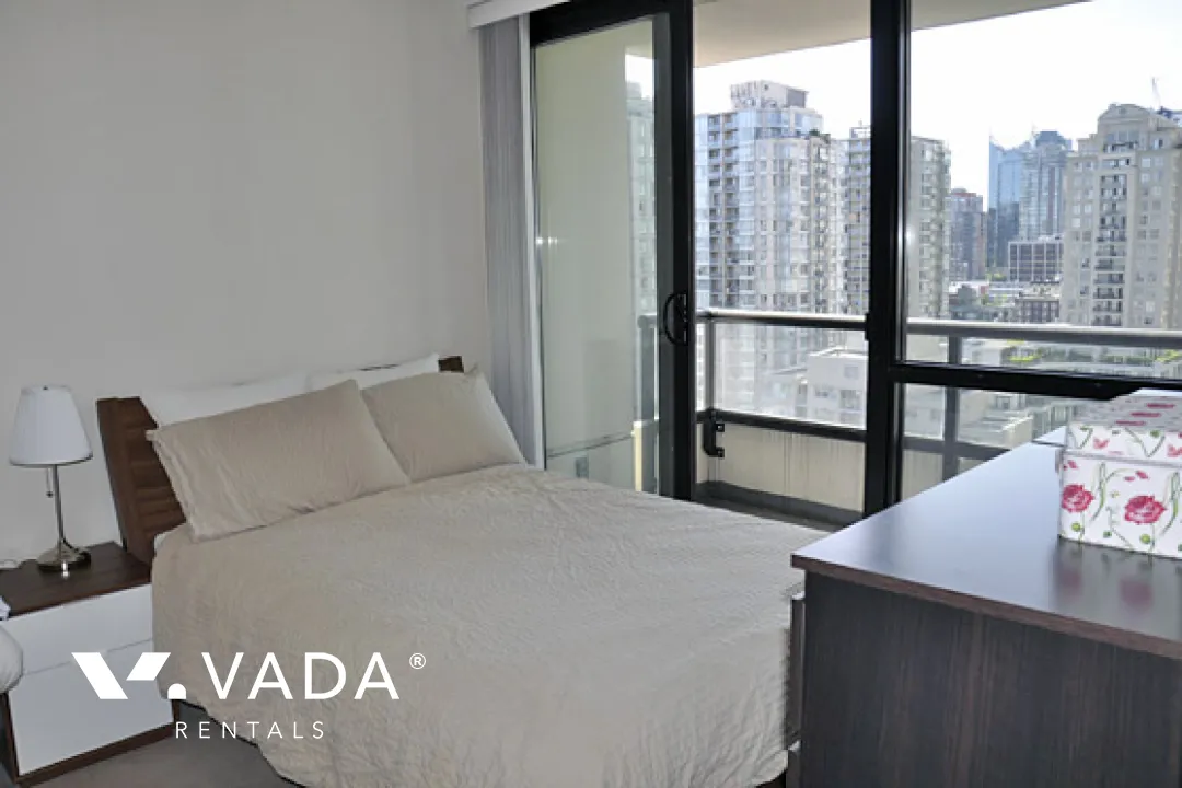 Yaletown Park in Yaletown - Furnished 1 Bedroom Apartment For Rent in Vancouver at 1801 - 977 Mainland Street, Vancouver, BC