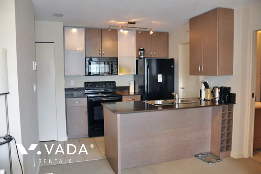 Yaletown Park in Yaletown - Furnished 1 Bedroom Apartment For Rent in Vancouver at 1801 - 977 Mainland Street, Vancouver, BC