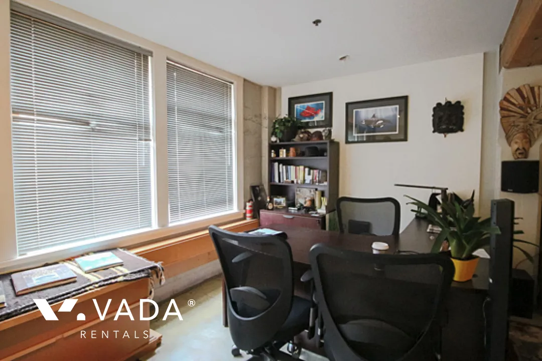 The Globe in Gastown - Furnished 2 Bedroom Live Work Loft For Rent in Vancouver at 3A - 34 Powell Street, Vancouver, BC