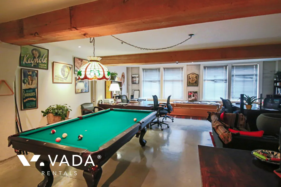 The Globe in Gastown - Furnished 2 Bedroom Live Work Loft For Rent in Vancouver at 3A - 34 Powell Street, Vancouver, BC