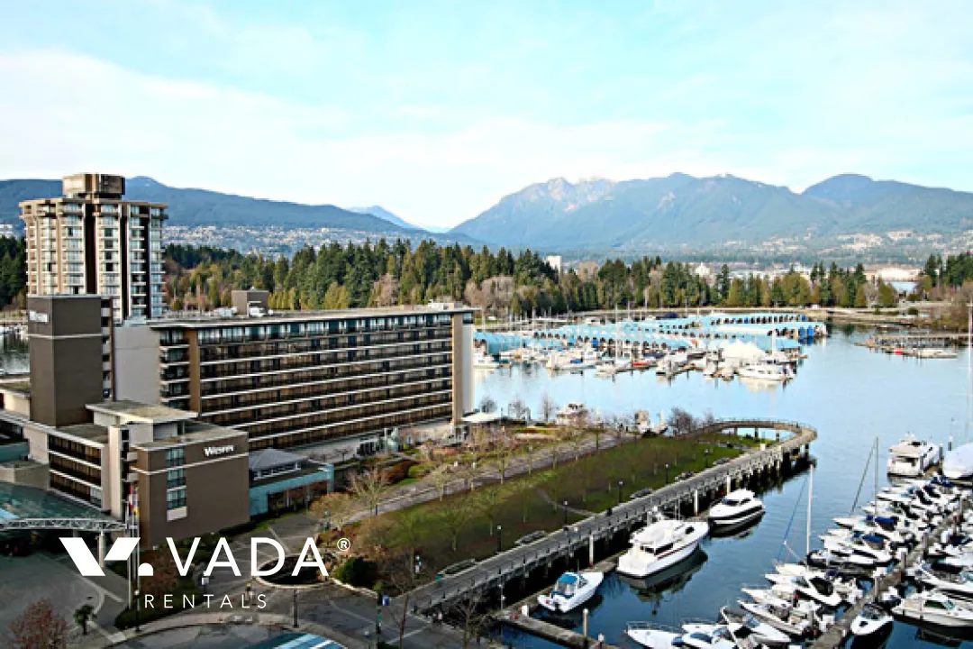 Bauhinia in Coal Harbour - Furnished 2 Bedroom Apartment For Rent in Vancouver at 1401 - 535 Nicola Street, Vancouver, BC