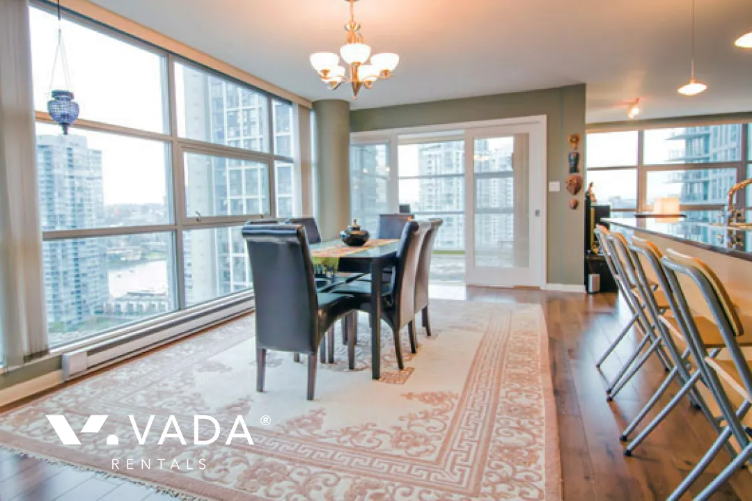 Nova in Yaletown - Furnished 3 Bedroom Apartment For Rent in Vancouver at 2203 - 989 Beatty Street, Vancouver, BC