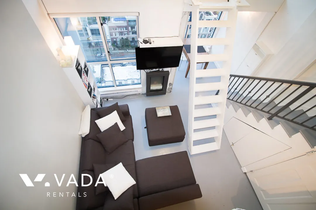 Space in Yaletown - Furnished 1 Bedroom Loft For Rent in Vancouver at 1109 - 1238 Seymour Street, Vancouver, BC