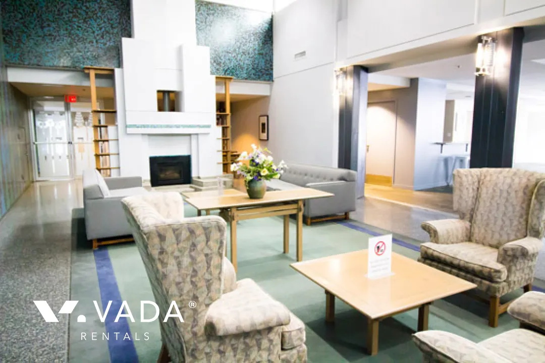 Electra in Downtown - Furnished 1 Bedroom Apartment For Rent in Vancouver at 408 - 989 Nelson Street, Vancouver, BC