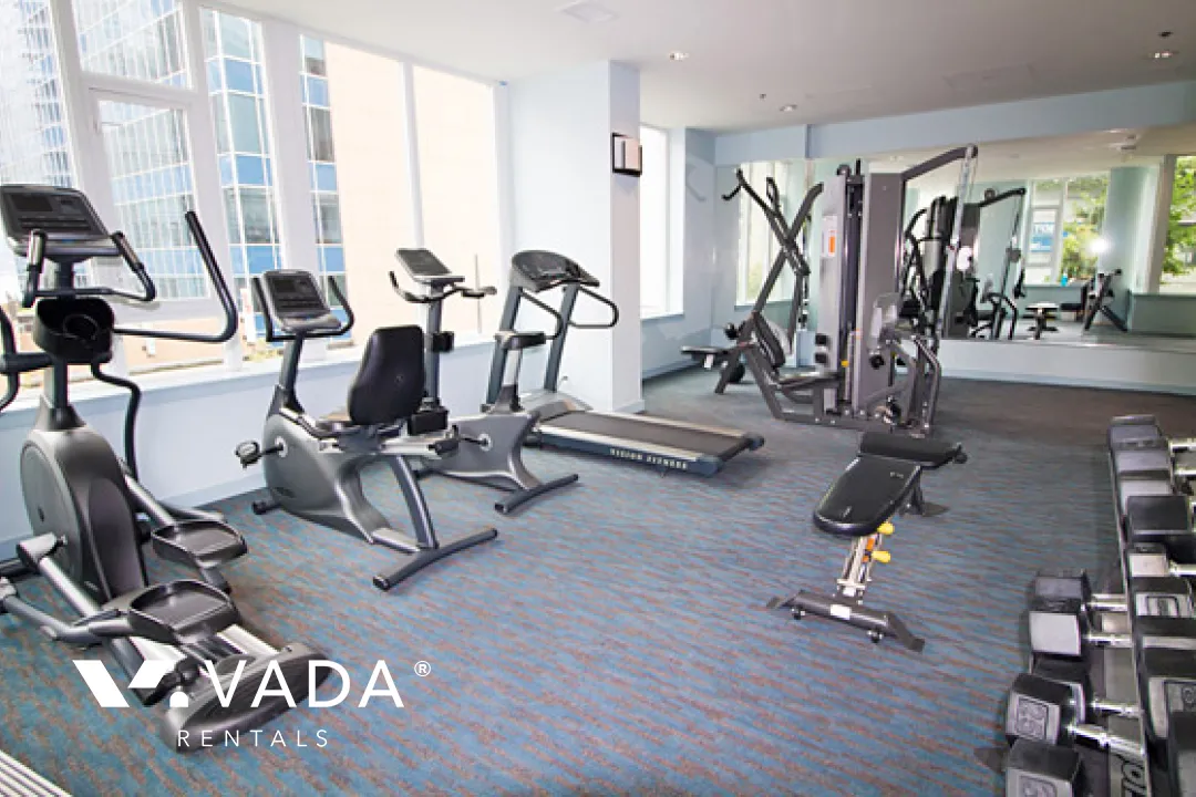 Sapphire in Coal Harbour - Furnished 1 Bedroom Apartment For Rent in Vancouver at 2202 - 1188 West Pender Street, Vancouver, BC