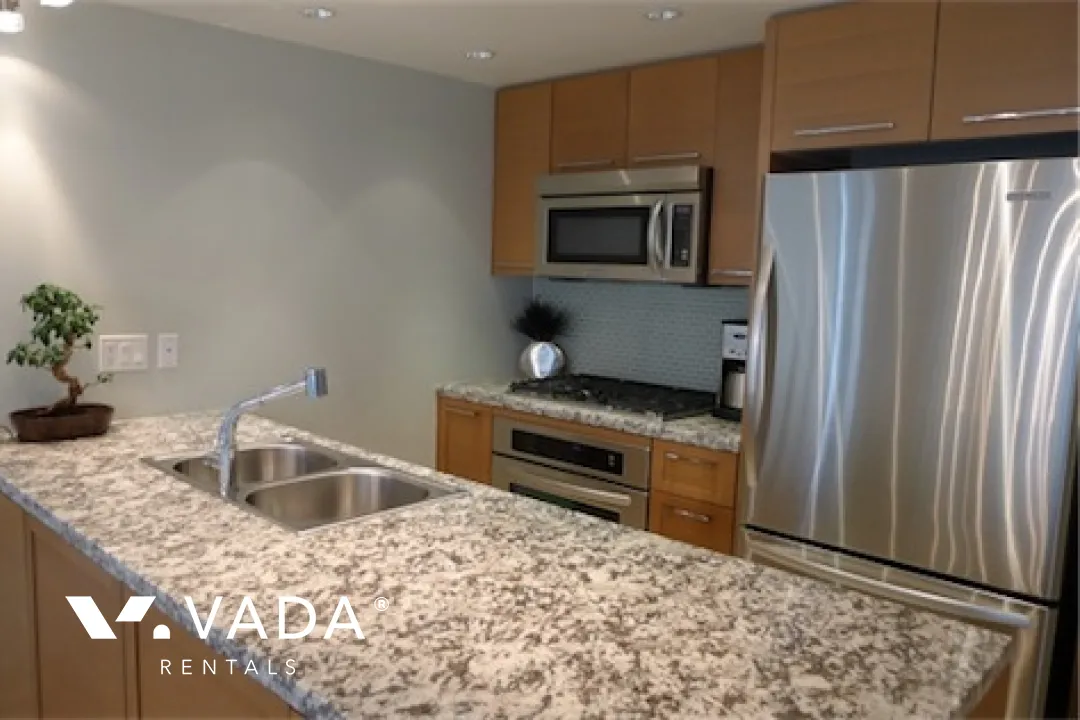 Mariner in Yaletown - Furnished 2 Bedroom Apartment For Rent in Vancouver at 1802 - 918 Cooperage Way, Vancouver, BC